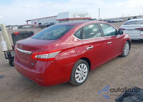 2013 Nissan Sentra S z USA, uszkodzony, nr VIN 3N1AB7AP2DL673127